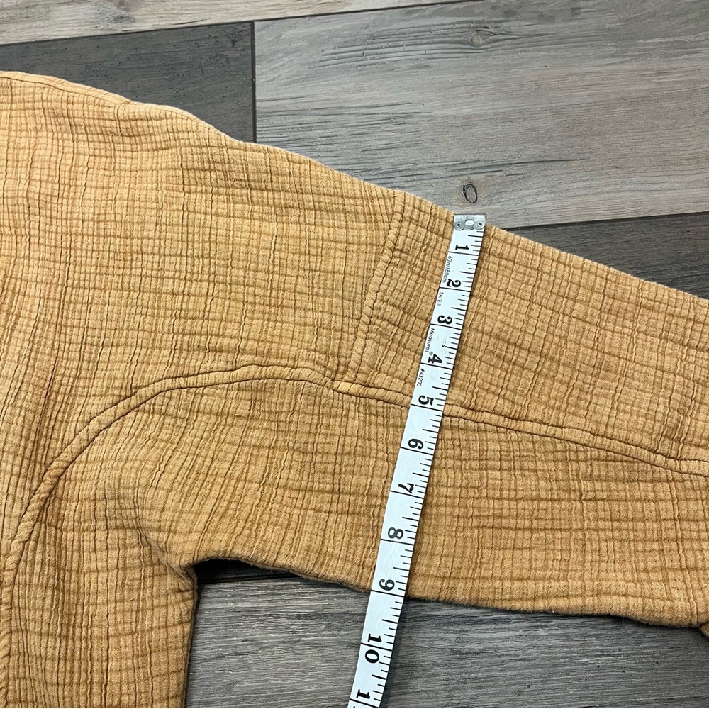 Pilcro Textured Teddy Jacket in Caramel - Picture 11 of 11